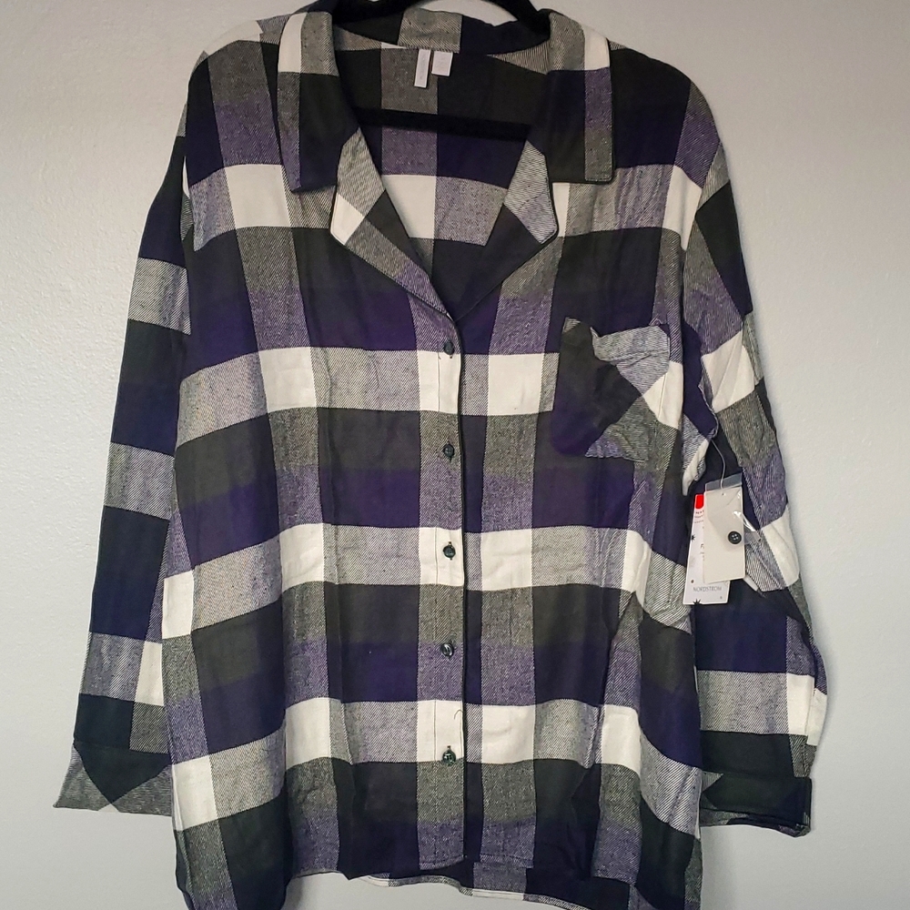 New plaid flannel pajamas